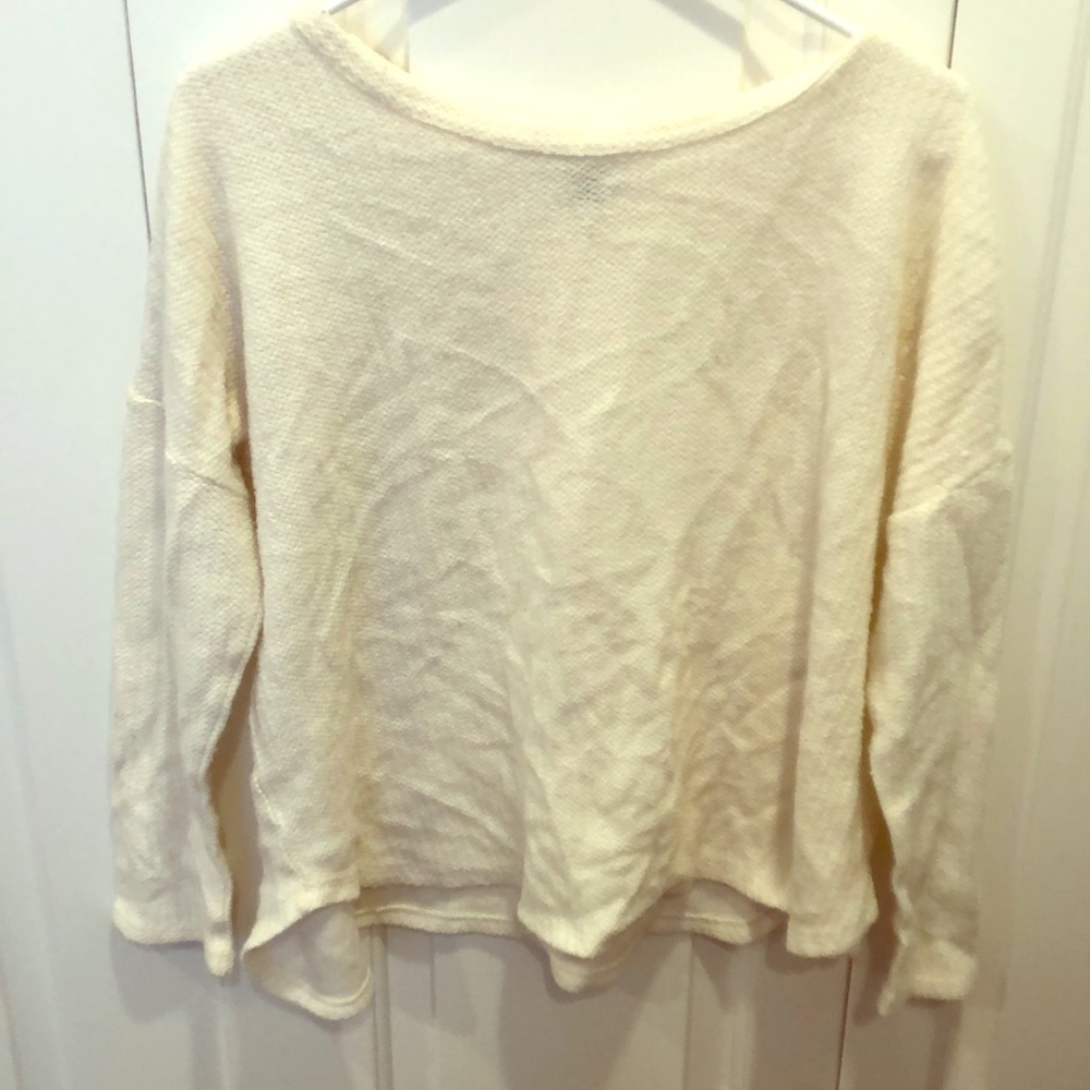 Cream sweater